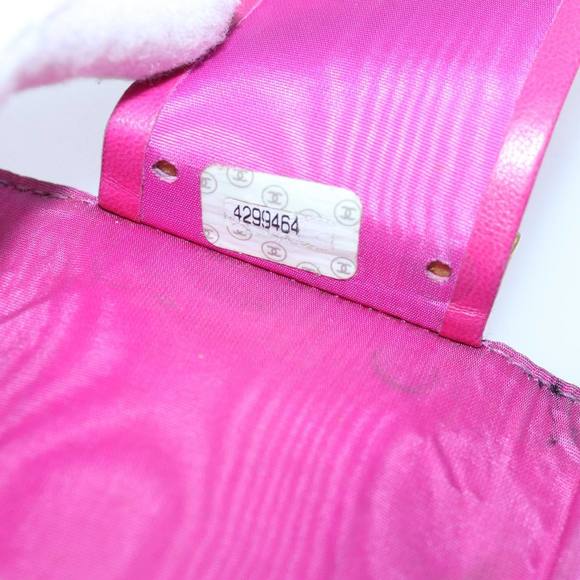 CHANEL Key Case Caviar Skin Pink Gold CC Auth ac3181 - Picture 11 of 16